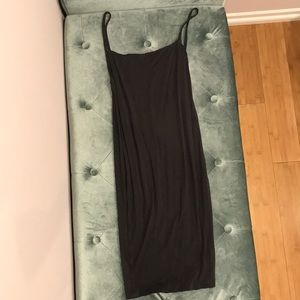 Backless Midi Spaghetti Strap Dress